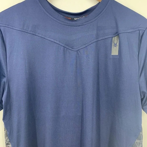 Spyder Men's Breathable Quick Dry Stretch SPM203 Athletic T-Shirt Size M‎ NWT - Picture 4 of 12